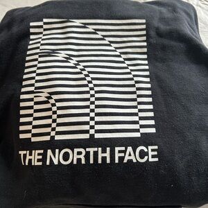 The North Face Black and White Logo Sweatshirt